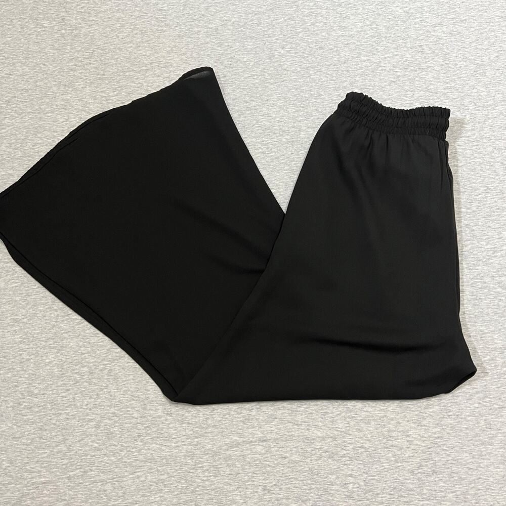 Show Me Your Mumu Wide Leg Pants Womens Small Black Flowy Dress Flare Semi Sheer